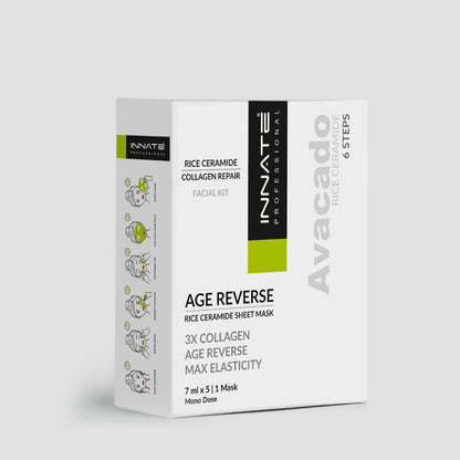 Avacado Rice Ceramide Facial Kit With Sheet Mask (Pack of 5)