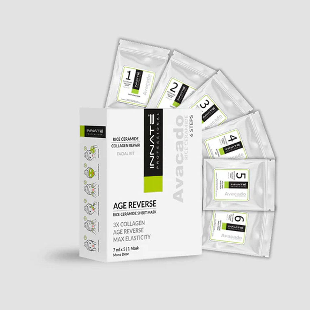Avacado Rice Ceramide Facial Kit With Sheet Mask Trial Pack